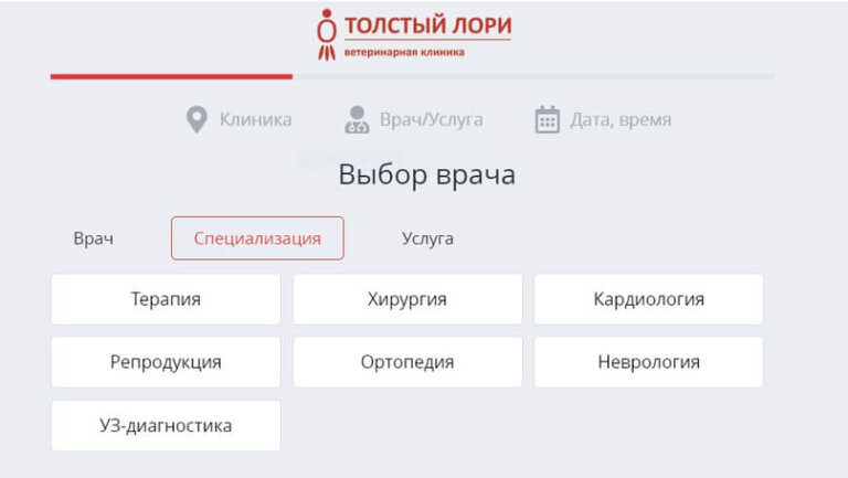 Запись в ветклинику